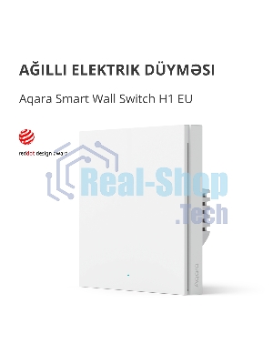 Выключатель умный одноклавишный Aqara Smart Wall Switch H1 (WS-EUK01)