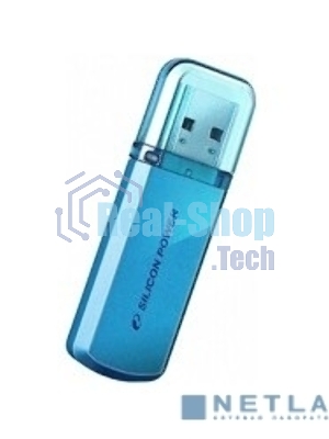 Флешка USB Silicon Power Helios 101 (SP016GBUF2101V1B), 16Gb, USB 2.0, Type-A, R/W 18/12, голубой
