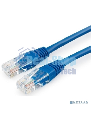 Патч-корд медный UTP Cablexpert PP10-7.5M/B cat.5, 7.5м, литой, многожильный, синий