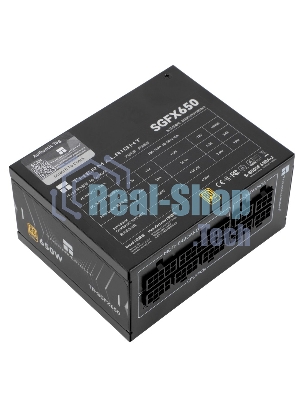Блок питания Thermalright, 650W 80+ Gold (SFX, 3.1, Full modular, 1x24(20+4)pin, 1xCPU 8(4+4)pin, 2xPCIe*2 8(6+2)pin, 3xSATA3, 3xMOLEX4pin, Active, 92x92mm, 100x125x64mm, APFC, OPP, OVP, OTP, OCP, SCP, UVP, black)