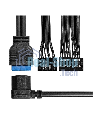 Компьютерный корпус Desktop ExeGate MI-307U2-M450 (mini-ITX/mATX, БП M450 с вент. 8см, 2хUSB+2хUSB 3.0, HD аудио, черный)
