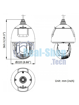 Камера видеонаблюдения Hikvision DS-2DE7A225IW-AEB(T5) Hikvision - 2Мп уличная скоростная поворотная IP-камера с ИК-подсветкой до 200м