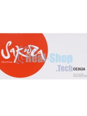 Картридж лазерный Sakura CE262A для HP Color LaserJet CP4020/4025/4520/4525, желтый, 11000 к.