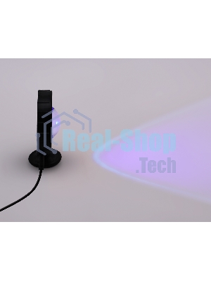 Атмосферная светодиодная настольная лампа Ambrella light DE8383 BK черный LED RGB 3W (ПДУ RGB)