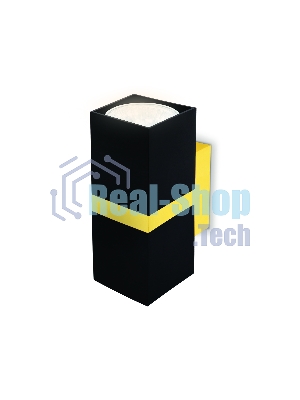 Настенный светильник FW246/2 BK/GD черный/золото GU10*2 max 12W 155*61*80