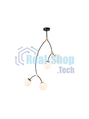 Светитльник Ambrella Light TR2575/4 BK/SB черный/бронза E27/4 max 60W D790*1120