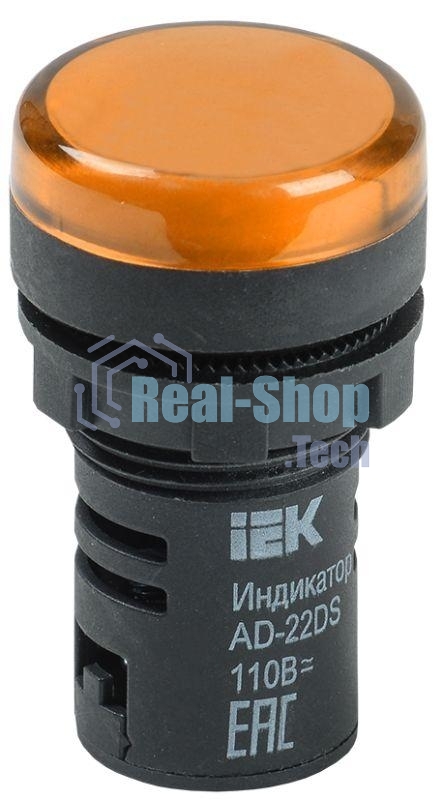 Арматура светосигнальная AD-22DS 230В жел. IEK BLS10-ADDS-230-K05