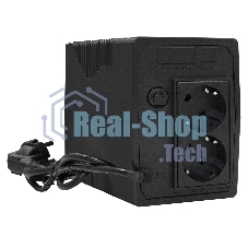 Источник бесперебойного питания ExeGate Power Back BNB-1000.LED.AVR.2SH 1000VA/550W, LED, AVR, 2*Schuko, Black