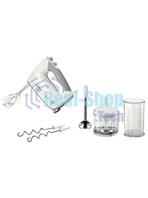 Миксер ручной Bosch MFQ36480 450Вт белый/серый