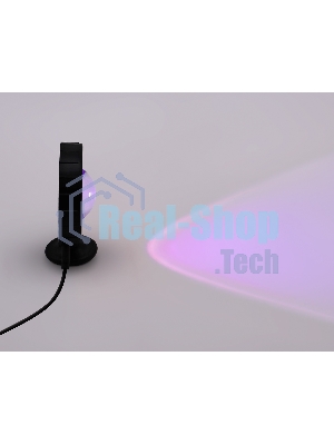 Атмосферная светодиодная настольная лампа Ambrella light DE8383 BK черный LED RGB 3W (ПДУ RGB)