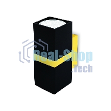 Настенный светильник FW246/2 BK/GD черный/золото GU10*2 max 12W 155*61*80