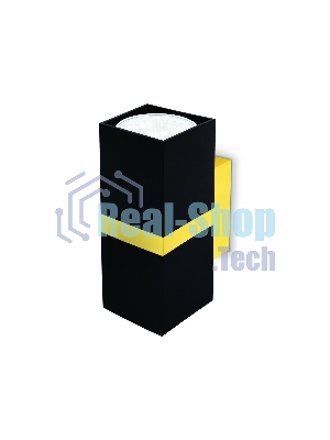 Настенный светильник FW246/2 BK/GD черный/золото GU10*2 max 12W 155*61*80