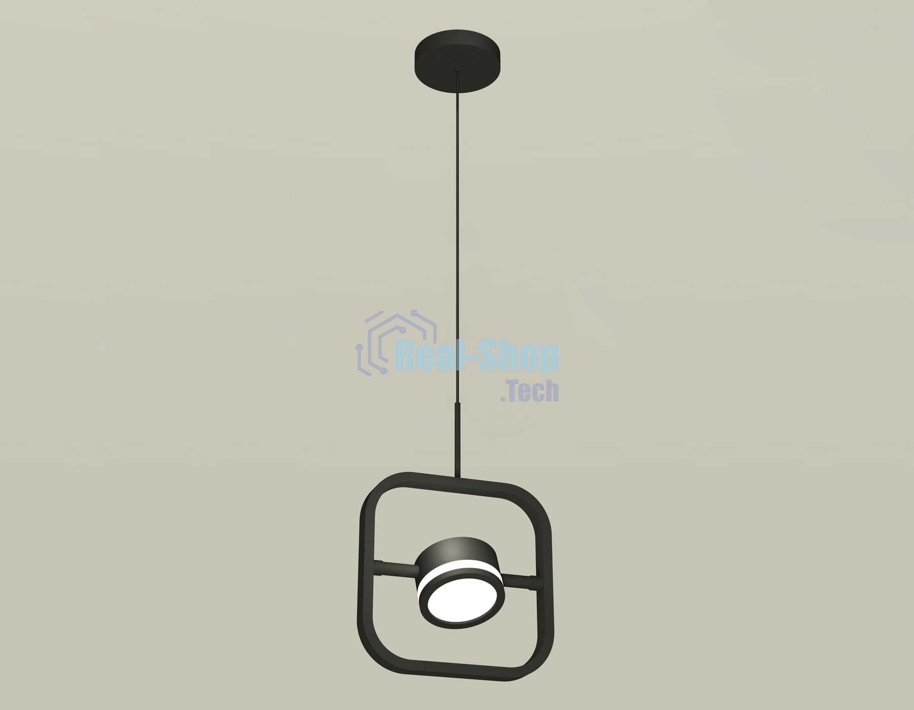 Светильник Ambrella light XB9119150 SBK/FR черный песок/белый матовый GX53 (C9119, N8415)