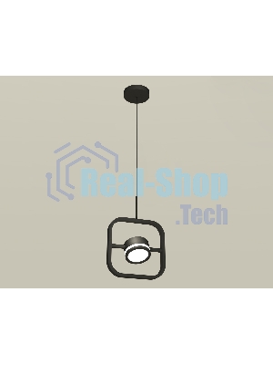 Светильник Ambrella light XB9119150 SBK/FR черный песок/белый матовый GX53 (C9119, N8415)