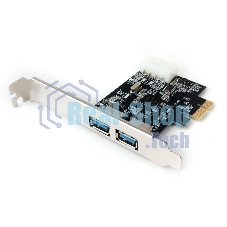 Контроллер USB Gembird SPCR-01, в PCI, порты: 2 внешн. USB 3.0