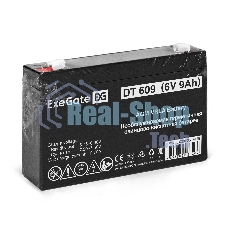 Аккумуляторная батарея ExeGate DT 609 (6V 9Ah, клеммы F1)