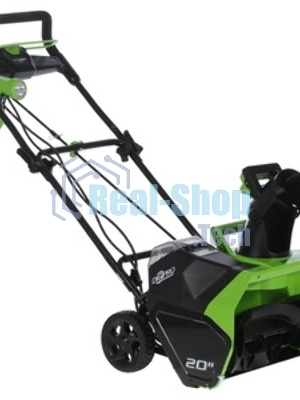 Снегоуборщик аккумуляторныйGreenworks GD40SB, 40V, 51 см, бесщеточный, с 1хАКБ 4 А.ч и ЗУ 2600607