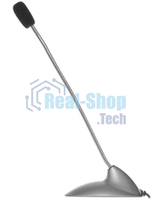 Микрофон компьютерный Defender MIC-111, серый, кабель 1,5 м