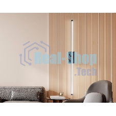 Настенный светодиодный светильник Ambrella light FL6122 BK черный 14W 3000K-6400K 610*45*80