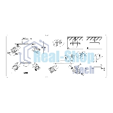Светильник Ambrella light TR8664/2 WH белый E14/2 max 60W 360*100*190