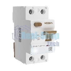 Устройство защитного отключения Werkel 1P+N 40 A 30 mА  АС  6 kА W912P406