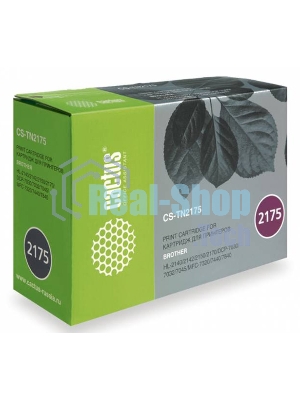 Картридж лазерный Cactus CS-TN2175S черный (2600 стр.) для Brother HL-2140/2150/2170