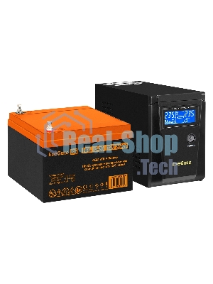 Комплект Источник бесперебойного питания EX295986RUS + батарея 26Aч EX285663RUS 1шт (инвертор, синус, для котла) ExeGate SineTower SZ-600.LCD.AVR.1SH <600VA/360W, чистый синусоида, LCD дисплей, AVR, 1*Schuko, линейно-интерактивный, Black> + батарея ExeGate HRL 12-26 (12В, 26Ач) 1шт
