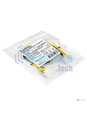 Удлинитель кабеля питания материнской платы +12V ExeGate EX-EXT-8M8F-0.5 (8pin EPS12V M/8pin EPS12V F, 0,5м)