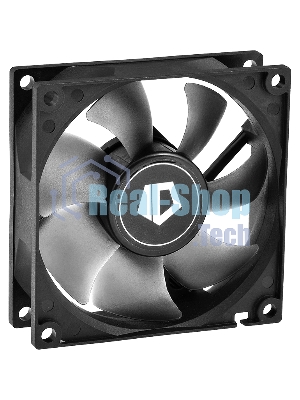 Вентилятор для корпуса ID-Cooling NO-8025-SD черный, 80 мм, 2000 об/мин, 21 дБ, 3 pin