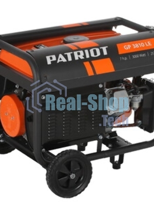 Электрогенератор бензиновый Patriot GP 3810LE, 3 кВт, 67 дБ, 49 кг