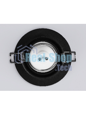Встраиваемый поворотный точечный светильник Ambrella light TN102742 BK черный IP20 GU5.3 D95*25