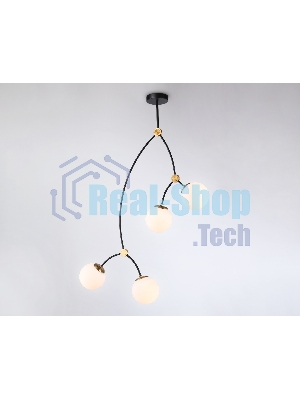 Светитльник Ambrella Light TR2575/4 BK/SB черный/бронза E27/4 max 60W D790*1120