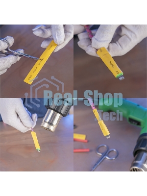 Термоусаживаемые трубки Rexant AUTO PLUS 2:1 (Набор 19 шт.)
