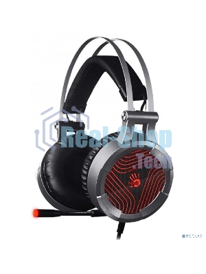 Гарнитура A4Tech Bloody G530 чёрный/серый, проводная, подсветка