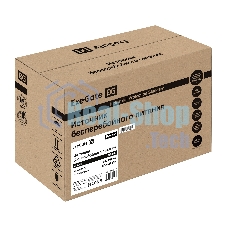 Источник бесперебойного питания ExeGate Power NB-500.LED.AVR.2SH (500VA/300W, LED, AVR, 2*Schuko, батарея 12V 4.5Ah, черный)