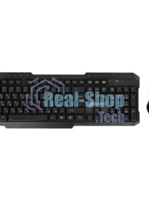 Комплект клавиатура+мышь Oklick 205MK беспроводной, USB, 1600 DPI, чёрный