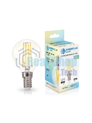 Лампа светодиодная 451134 Filament LED P45 11W E14 4000K 220-240V