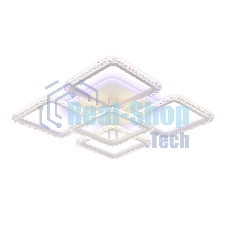 Потолочный светодиодный светильник FA5301 WH белый 140W 770*770*130 (ПДУ РАДИО 2.4)