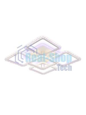 Потолочный светодиодный светильник FA5301 WH белый 140W 770*770*130 (ПДУ РАДИО 2.4)