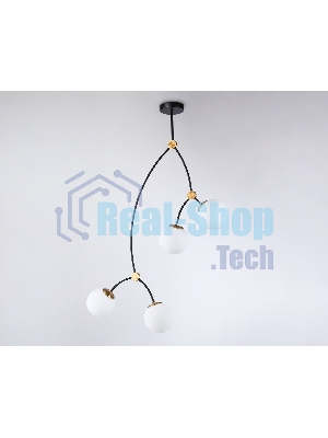 Светитльник Ambrella Light TR2575/4 BK/SB черный/бронза E27/4 max 60W D790*1120