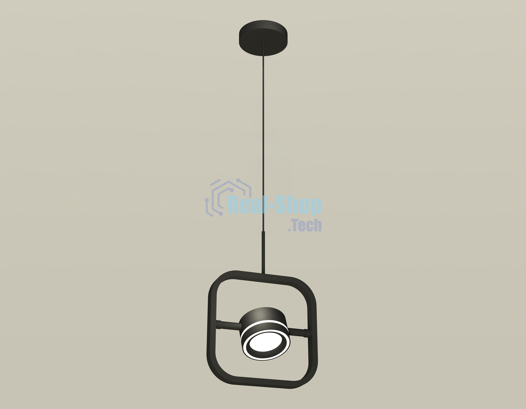 Светильник Ambrella light XB9119151 SBK/FR черный песок/белый матовый GX53 (C9119, N8434)