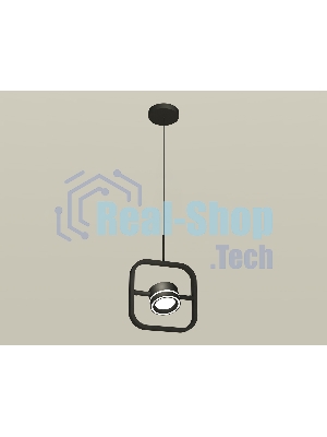 Светильник Ambrella light XB9119151 SBK/FR черный песок/белый матовый GX53 (C9119, N8434)