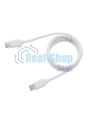 Кабель Type-C - Type-C PD 45W/1m/PVC/белый/ Rexant