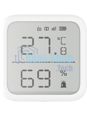 Датчик темпер./влажн. Hikvision DS-PDTPH-E-WE