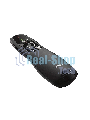 Презентер беспроводной Logitech R400 черный, радиоканал, USB, кнопки - 5