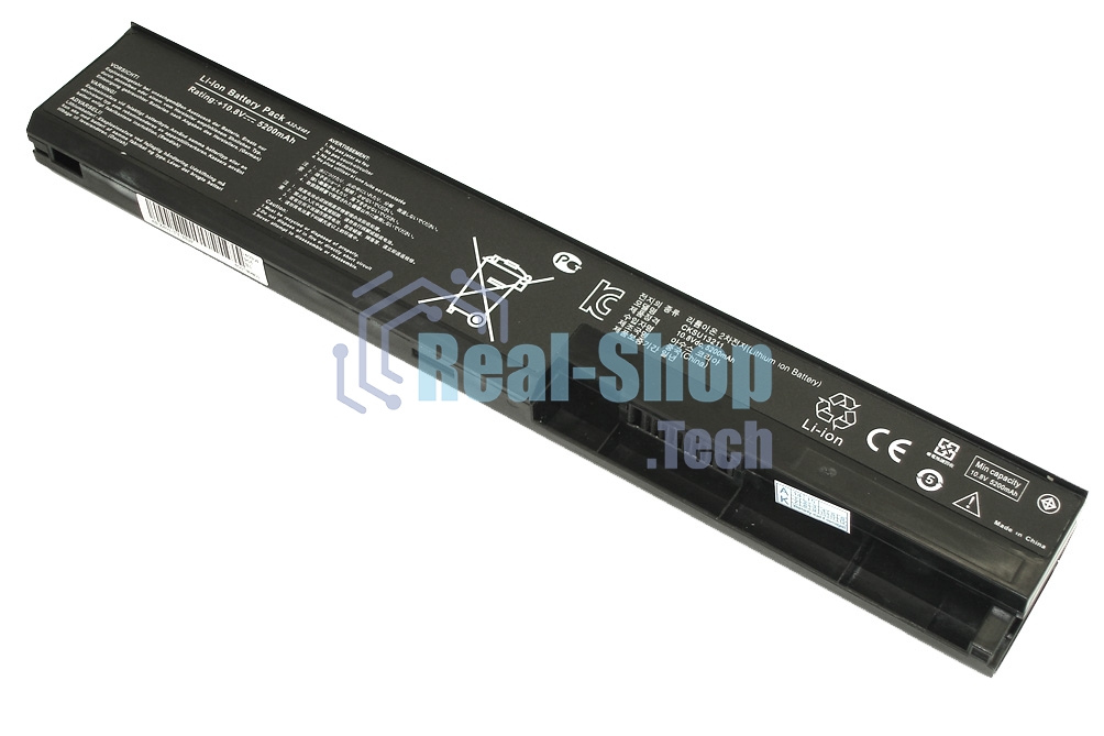 Аккумуляторная батарея для ноутбука Asus X401 (A32-X401) 5200mAh OEM черный