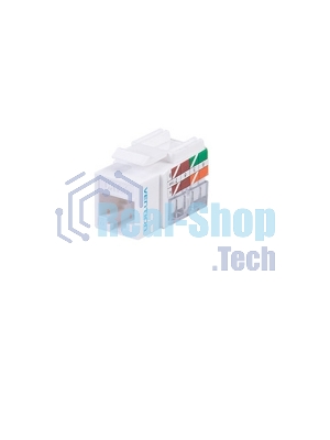 Модуль Vention Keystone Jack Cat.6 UTP белый