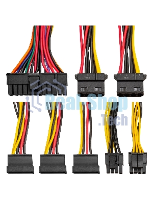 Компьютерный корпус Miditower ExeGate AA-443-UNS450 (ATX, БП UNS450 с вент. 12см, 2хUSB+HD Audio, черный)
