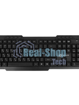 Комплект клавиатура+мышь Oklick 205MK беспроводной, USB, 1600 DPI, чёрный