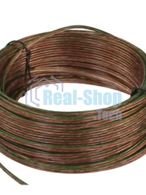 Акустический кабель Cablexpert CC-TC2x0,5-30M, прозрачный, 30 м, бухта